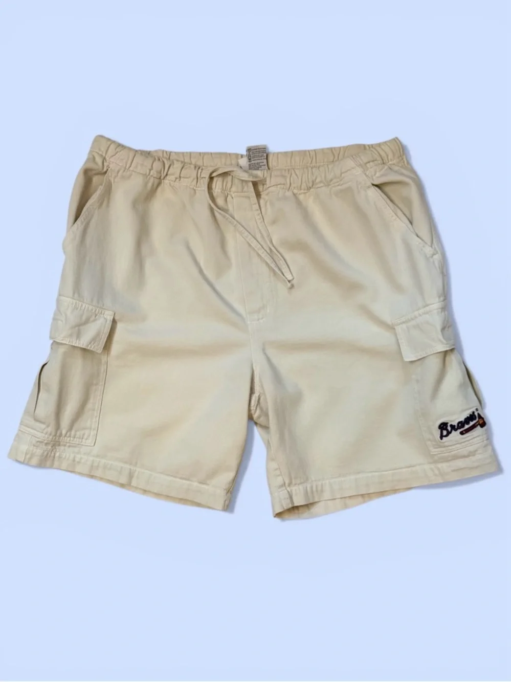 Men's Cargo Shorts Atlanta Braves Sz XL Hank Aaron Originals‎